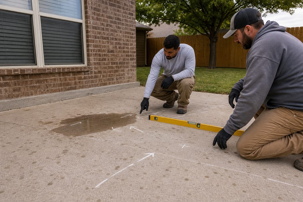 Slope inspection photo